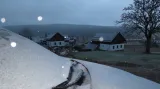 První sníh na Šumavě