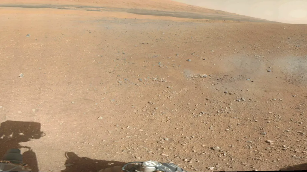 Část panoramatického záběru Marsu