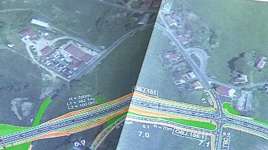 Plán dostavby silnice mezi Libercem a Jabloncem nad Nisou