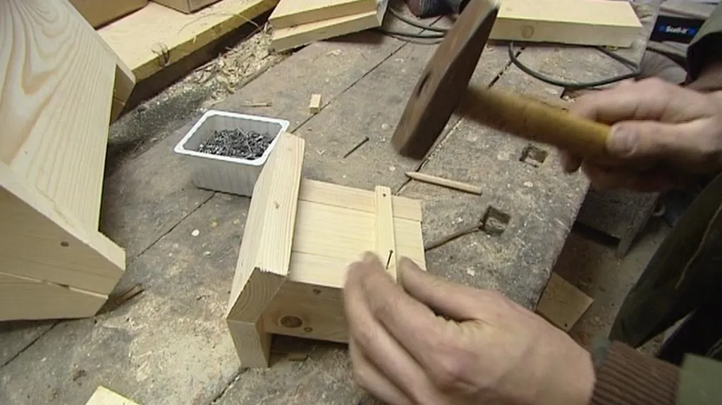 Výroba budky pro ptáky