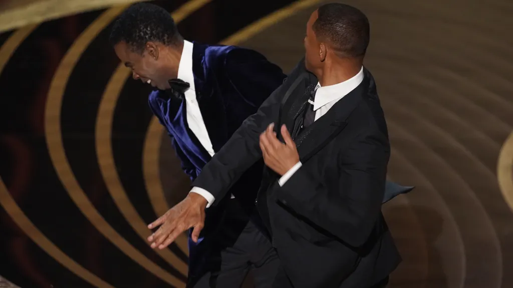 Will Smith a Chris Rock při konfliktu na Oscarech