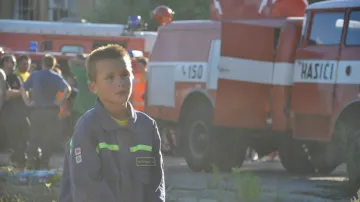 Cvičení mladých hasičů v Náchodě