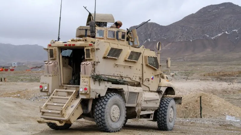 Vozidlo MRAP českého PRT