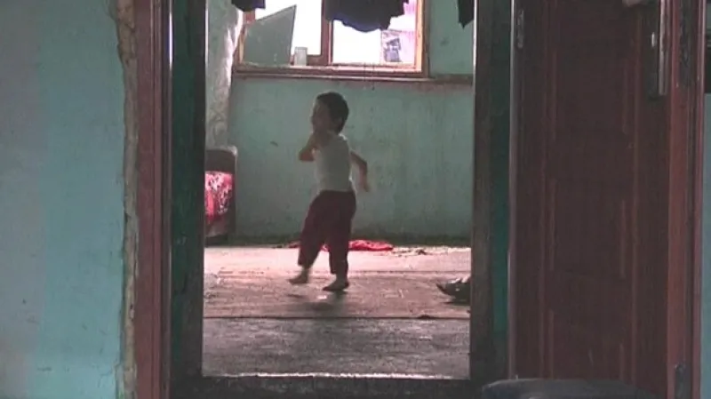 Romské sídliště v rumunském Baia Mare