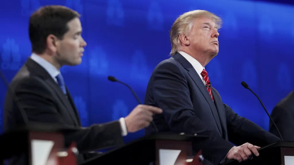 Marco Rubio a Donald Trump
