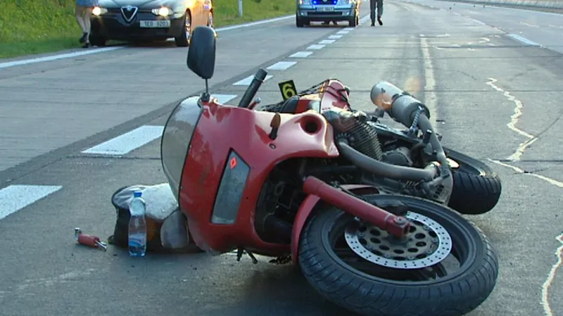 Nehoda motorkáře