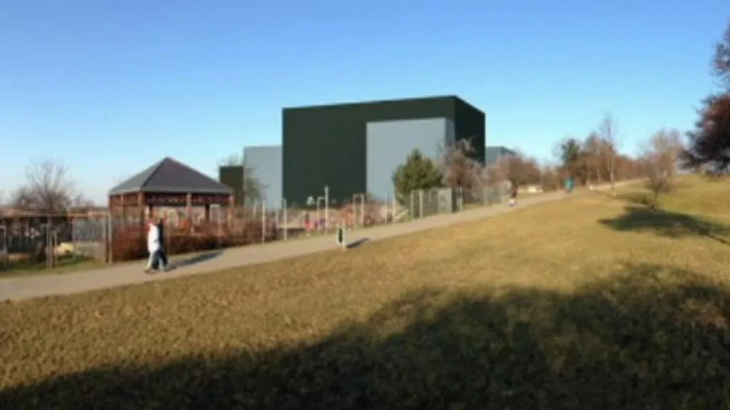 Vizualizace budovy na Parukářce