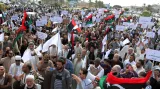 Demonstrující Libyjci