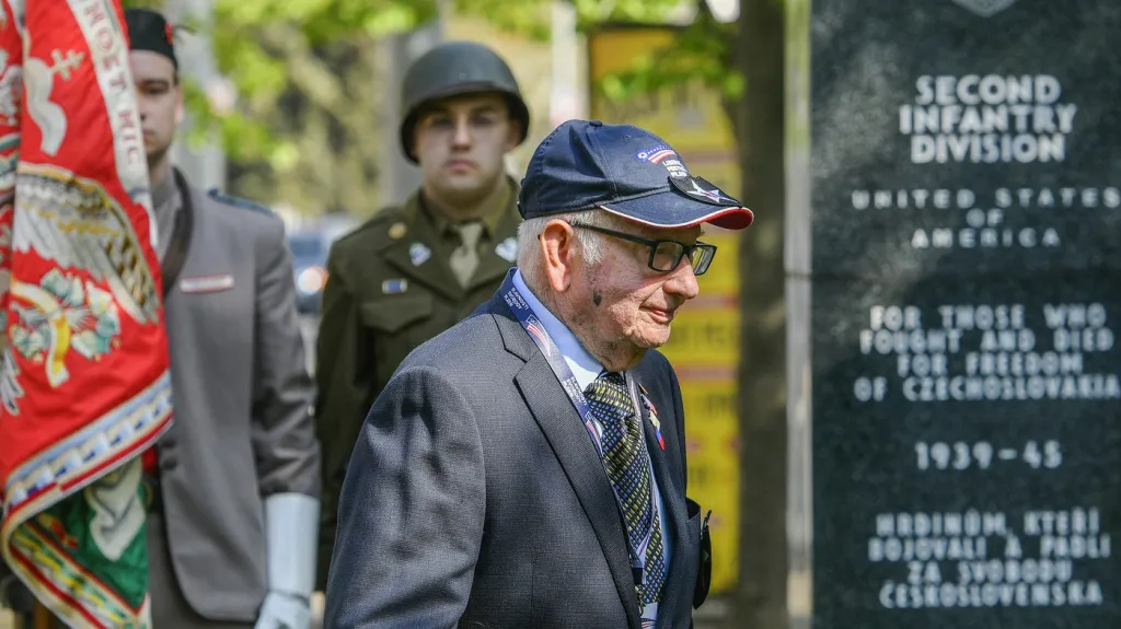 Americký veterán druhé světové války Herman Geist, 5. 5. 2022