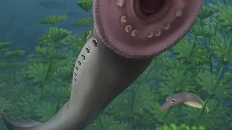 Vývojové fáze pravěké mihule