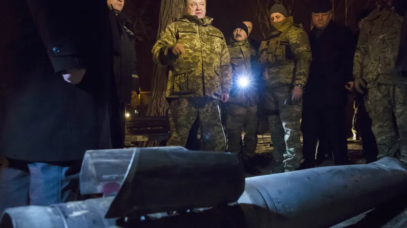 Petro Porošenko v Kramatorsku