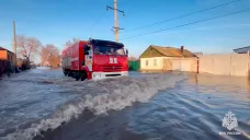 Evakuace z domovů v ruském Orsku (Foceno 6. 4. 2024)