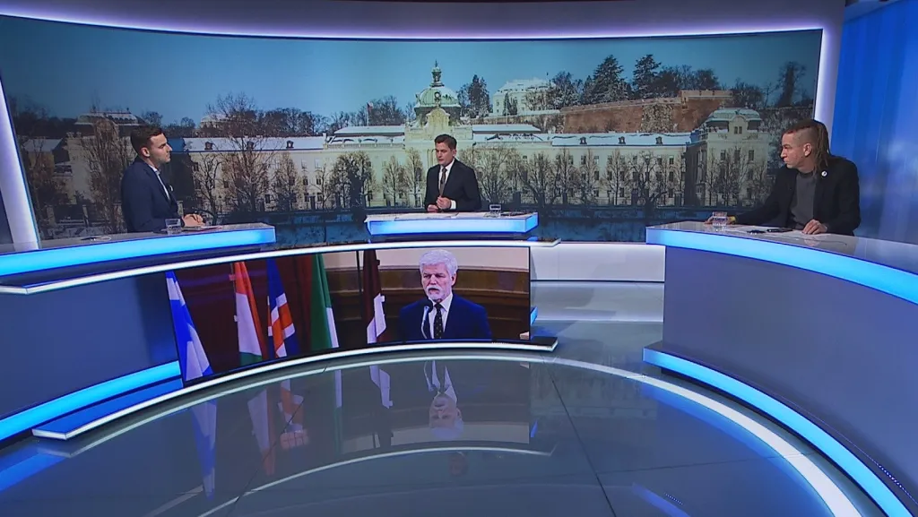 Libor Vondráček (Svobodní, klub SPD) a Ivan Bartoš (Piráti)