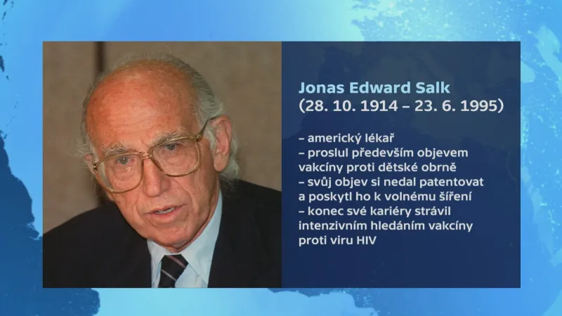 Život Jonase Salka v kostce