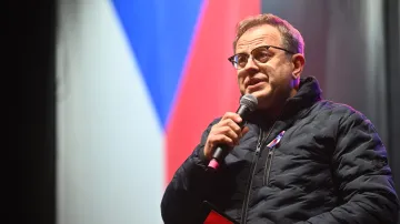 Moderátor Václav Moravec