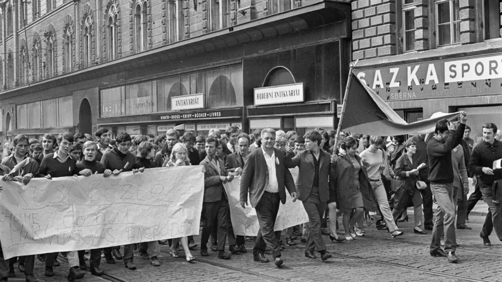 21. srpen 1968 v ulicích Brna