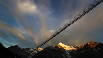 Nejdelší visutý most pro pěší ve Švýcarsku