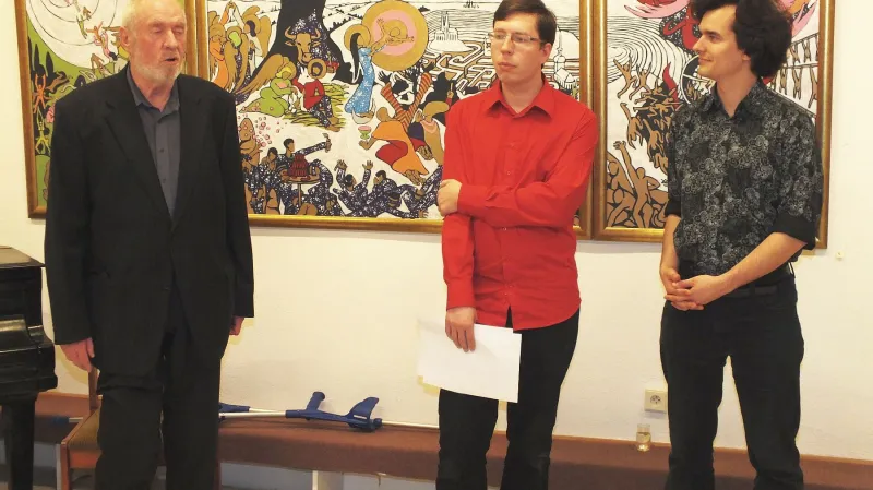 Vernisáž výstavy obrazů Vladimíra Kiseljova