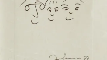 Kresba Johna Lennona