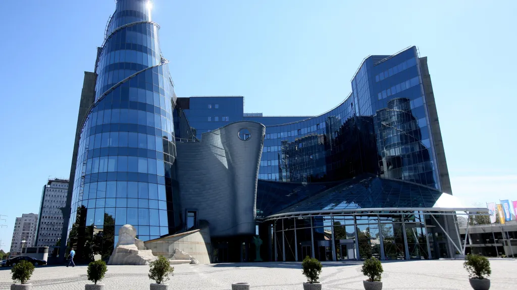 Budova polské veřejnoprávní televize