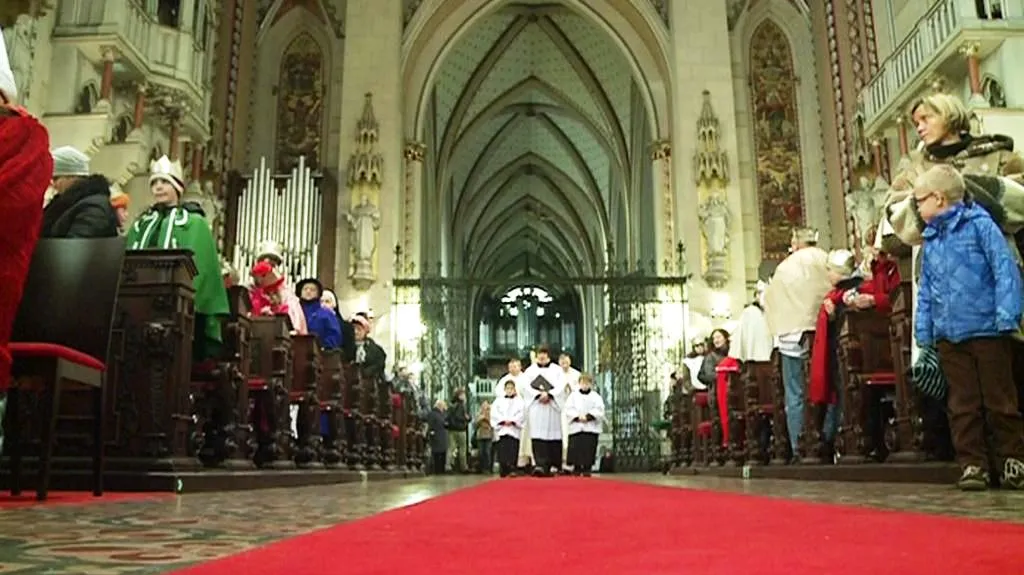 Mše v olomoucké katedrále