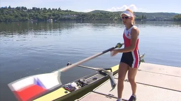 V brněnských Lodních sportech začala Mirka Knapková s veslováním