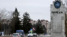 Estonské pohraniční město Narva