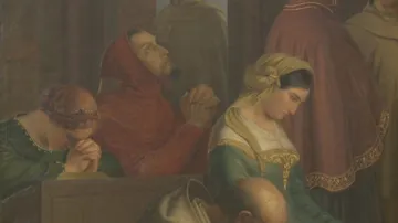 Josef Mánes / Setkání Petrarcy s Laurou
