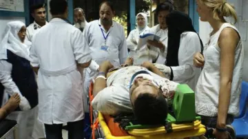 Oběť nehody autobusu v Egyptě