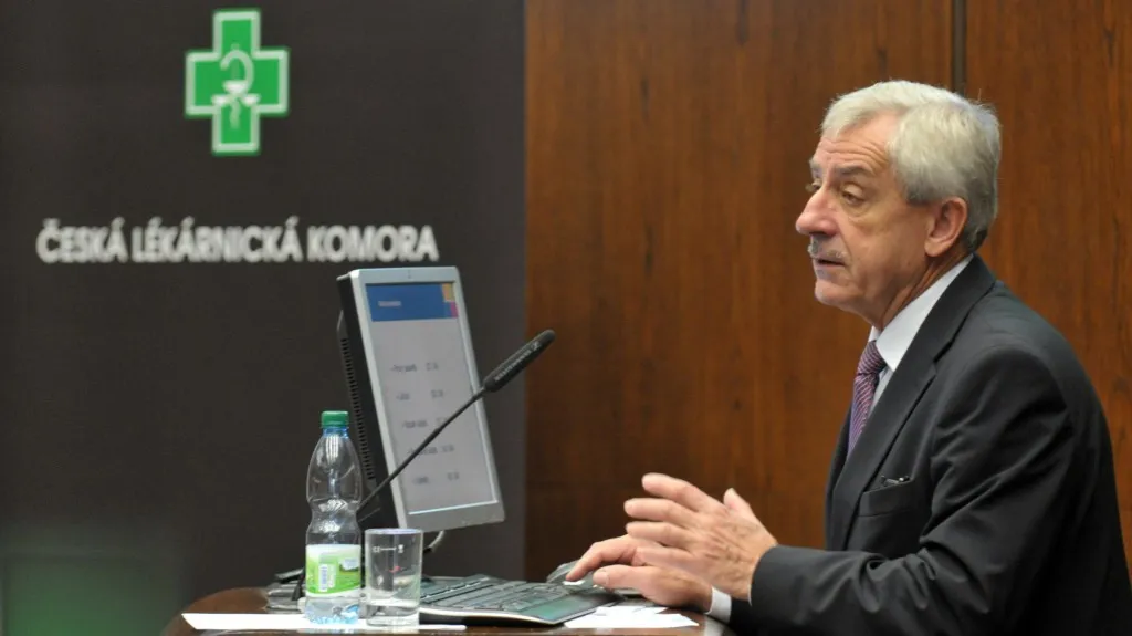 Leoš Heger na sjezdu České lékárnické komory
