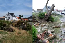 Rok po ničivé bouři ve Stebně mají všechny domy střechy. Kostel na opravu ještě čeká