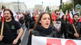 Stávku v Řecku doprovází demonstrace