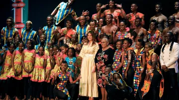 Trumpová navštívila v Nairobi keňské Národní divadlo