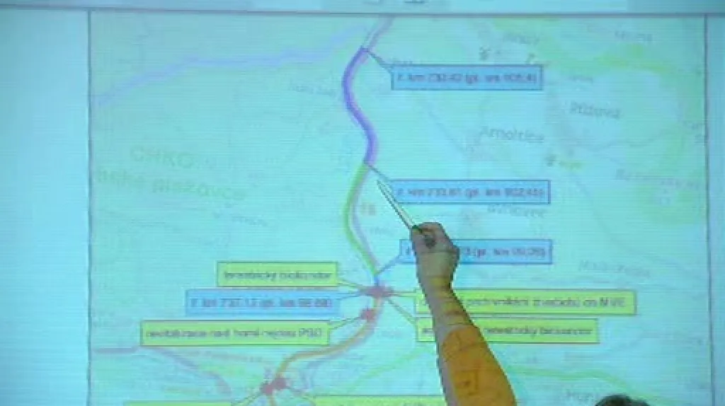 Prezentace splavnění Labe u Děčína