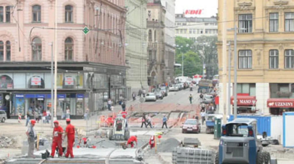 Uzavírka v Brně