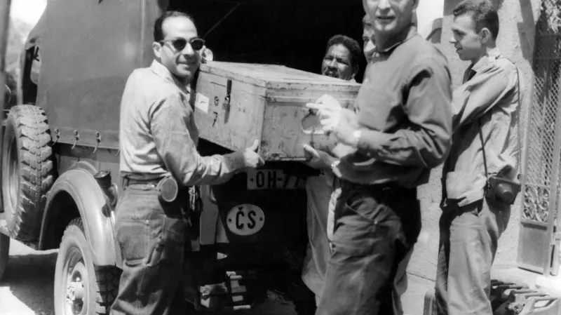 Expedice československých egyptologů (foto z roku 1963)