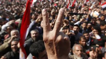 Vyhráli jsme! volá egyptská ulice