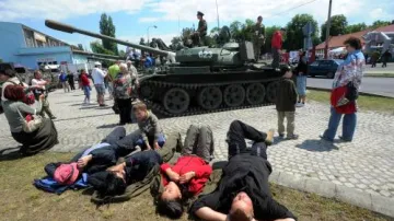 OSlavy odchodu sovětské armády v Milovicích