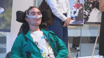 Pacient se svalovou dystrofií