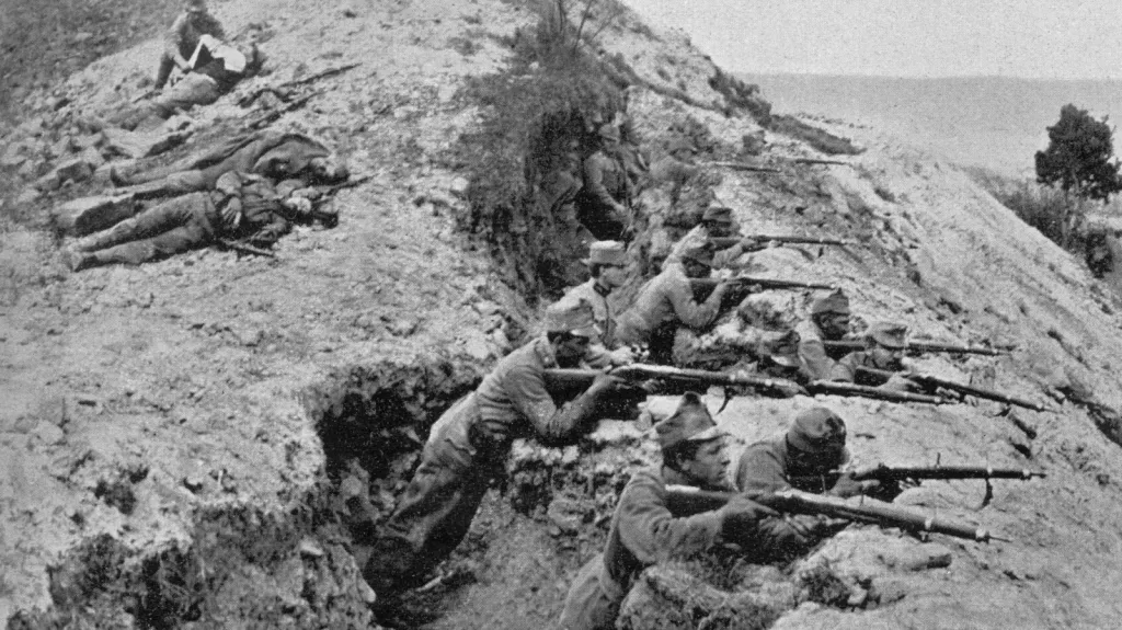 Čs. legionáři na italské frontě