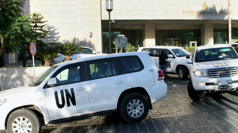 Chemičtí experti v Sýrii