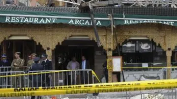 Výbuch v kavárně v centru Marakéše