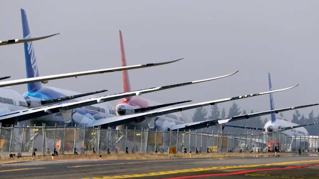 Zaparkované dreamlinery