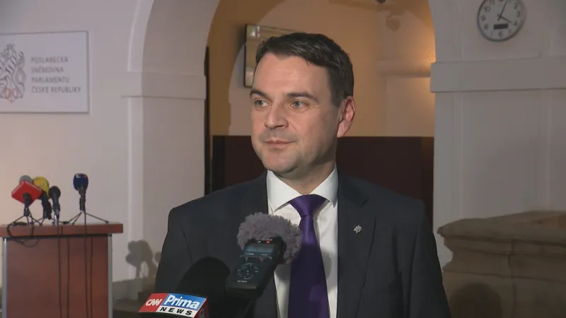 Předseda Motoristů Petr Macinka