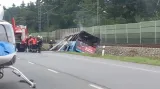 Události: Na Táborsku havaroval dopoledne linkový autobus