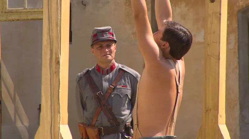 Natáčení seriálu Četníci z Luhačovic