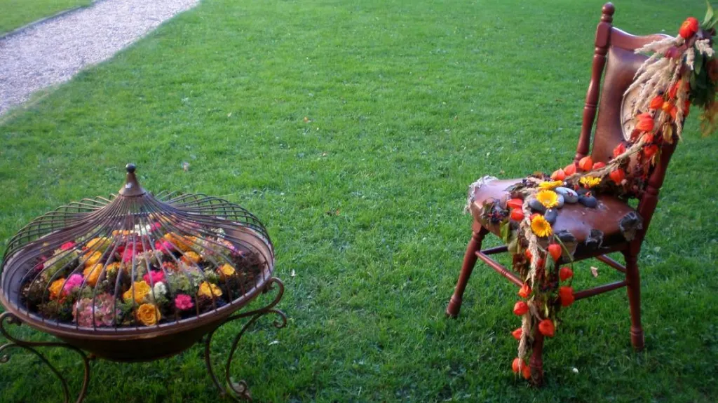 Z květinového víkendu na zámku Jezeří