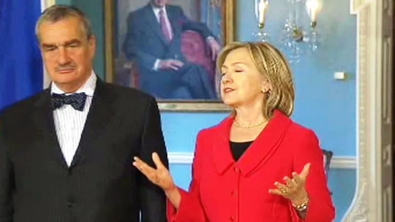 Karel Schwarzenberg na návštěvě USA