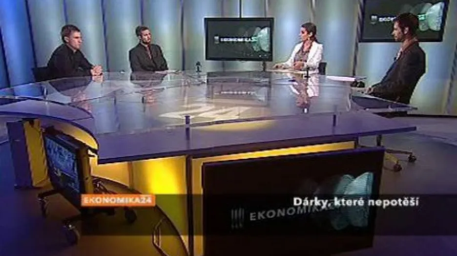 Studio s Václavem Benešem, Tomášem Vozábem a Michalem Kebortem