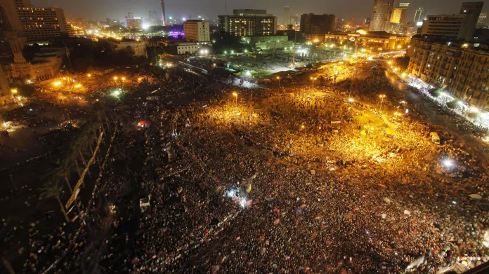 Protesty na náměstí Tahrír